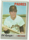 1970 Topps Baseball #718 Ed Spiezio - San Diego Padres HI#