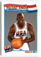 1991-92 Hoops #579 MICHAEL JORDAN USA  USA Basketball Trading Card 