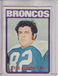 1972 Topps LYLE ALZADO #106 - Broncos, Raiders