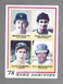 1978 TOPPS #707 PAUL MOLITOR & ALAN TRAMMELL ROOKIE SHORTSTOPS HALL OF FAMERS