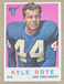 1959 Topps Kyle Rote New York Giants Football Card #7 - NM