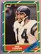 1986 Topps #231 Dan Fouts San Diego Chargers