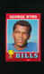 1971 Topps #58 George Byrd * Cornerback * Buffalo Bills * EX-MT *