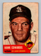 1953 Topps #90 Hank Edwards LOW GRADE St. Louis Browns Baseball Card