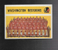 Washington Redskins Team Card Second Series Checklist 1960 Topps #132 Marked