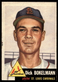 1953 Topps #204 Dick Bokelmann RC St. Louis Cardinals VG-VGEX SET BREAK!
