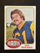 1976 Topps - #77 Rich Saul (RC). Rookie Card. Los Angeles Rams