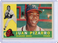 1960 TOPPS JUAN PIZARRO #59 MILWAUKEE BRAVES AS SHOWN FREE COMBINED SHIPPING