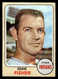 Eddie Fisher Cleveland Indians 1968 Topps #418
