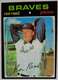 1971 Topps Baseball Ron Reed #359 Braves