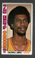 1976-77 Topps Caldwell Jones Philadelphia 76ers #112 Poor
