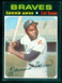 1971 TOPPS #717 TOMMIE AARON EXMT