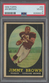 1958 Topps Football #62 Jimmy Jim Brown Rookie Card Graded PSA 4