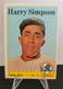 1958 Topps Baseball #299 Harry Simpson New York Yankees VG+-EX