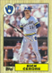 1987 Topps #129 Rick Cerone - Milwaukee Brewers 