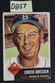 Vintage 1953 Topps - CHUCK DRESSEN - Brooklyn Dodgers Card #50 (D857