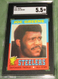 1971 Topps #245 Steelers HOF "Mean" Joe Greene Rookie Football Card SGC 5.5 EX+