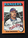 1975 Topps Pete Broberg #542 Texas Rangers Set Break EX+