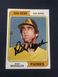 IN PERSON AUTO RICH MORALES 1974 TOPPS #387 PADRES MLB BASEBALL