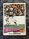1975 Topps OJ SIMPSON  #500 Buffalo Bills Card