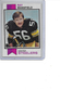 1973 Topps Ray Mansfield Pittsburgh Steelers Football Card #382