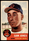 1953 Topps #6 Sam Jones Cleveland Indians VG-VGEX SET BREAK!