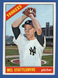 1966 Topps #350 MEL STOTTLEMYRE New York Yankees VGEX/EX no creases