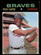 1971 Topps Rico Carty #270 Ex