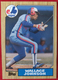 1987 Topps #588 WALLACE JOHNSON First Base Montreal Expos