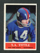 Y.A. Tittle New York Giants Quarterback #124 1964 Philadelphia Gum Football Card