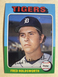 1975 Topps #323 Fred Holdsworth EX! Detroit Tigers! Not creased or marked!