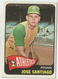 1965 Topps Baseball #557 Jose Santiago, Athletics HI#