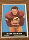 Sam Baker 1961 Topps Card #74 Cleveland Browns Fullback