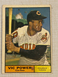 1961 Topps #255 Vic Power Cleveland Indians Poor