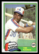 Tim Raines Montreal Expos Rookie 1981 Topps Traded #816