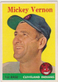 1958 Topps Mickey Vernon #233