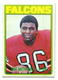 1972 Topps #227 Jim Mitchell Football Card - Atlanta Falcons