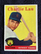 1958 Charlie Lau Topps Baseball Card #448 Detroit Tigers