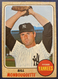 1968 Topps #234 Bill Monbouquette EX! NY Yankees! NO Creases, stains or marks!