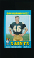 1971 Topps #90 Dan Abramowicz * Wide Receiver * New Orleans Saints * EX-MT *
