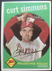 1959 Topps #382 CURT SIMMONS  Philadelphia Phillies MLB baseball card EX+