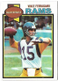 Vince Ferragamo Los Angeles Rams 1979 Topps #409 RC Nebraska Cornhuskers