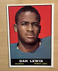 Dan Lewis 1961 Topps Football Card #30, NM-MT, Detroit Lions