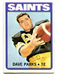 1972 Topps #14 Dave Parks Football Card - New Orleans Saints