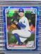 2020 Bowman Chrome Draft Bobby Miller Sapphire 1st Prospect #BD-38 Dodgers I97