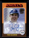 2021 Topps Archives Tim Salmon 1975 Fan Favorites Auto Autograph #FFA-TS Angels