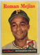 1958 TOPPS BASEBALL #452 ROMAN MEJIAS POOR