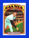 1972 Topps BASEBALL SET BREAK #35 JERRY JOHNSON EX+/EXMINT SF GIANTS (SB1)