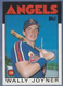 1986 Topps Traded #51T Wally Joyner Rookie Card Angels