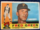 1960 Topps Baseball Card #272 Fred Green Pittsburgh Pirates